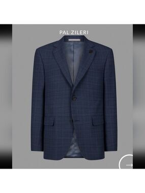 PAL ZILERI MEN'S WOOL BLAZER SPORTS COAT JACKET LIKE NEW SIZE 56 super 130